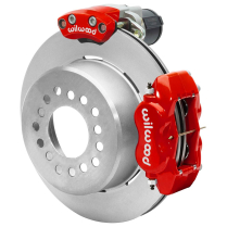 New 9" Ford Big 12.19" Non-Drill 2.36" OS Rear Brake Kt- Red