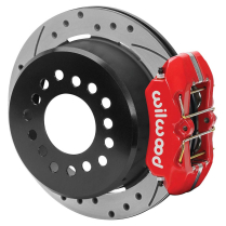 1978-88 GM G-Body 11" Drilled 2.62" OS Rear Brake Kt - Red