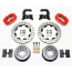 GM 12 Bolt 12.19 2.91 OS Drill Rear Brakes wo P/Brake- Red
