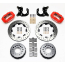 FDL P/S Rear Kit, Drilled, Red