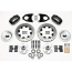 Mustang II/Pinto 12.19" Drilled  Front Brake Kit - Black