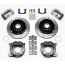 Big Flange Dynalite Drilled Rear Kit w/Parking Brake- Polish