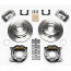 New 9" Ford 12.19" 2.5" OS Non-Drill Rear Kt P/Brake- Polish