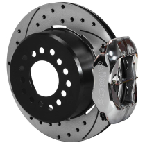 Small Ford Disc Brake Kit - Polished 2.66 Offset