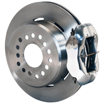 Sm 9" Ford 12.19 Non-Drill 2.66" OS Rear Kt P/Brake - Red