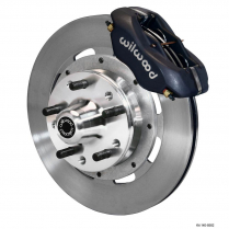 1970-78 GM See Appl 12.19" Non-Drilled Front Brake Kit - Bla