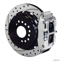 Big 9" Ford 13" 2.36" OS Drill Rear Disc Brake Kit - Polish