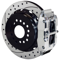 New 9" Ford 13" 2.50" OS Drilled Rear Brake Kit - Polish