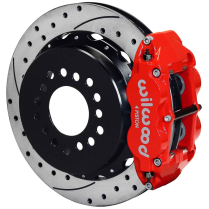 New 9" Ford 13" 2.50" OS Drilled Rear Brake Kit - Red