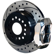 Small 9" Ford 12.19" 2.5" OS Drilled Rear P/Brakes - Polish