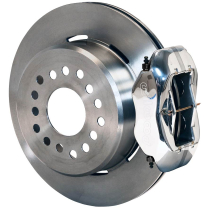 Small 9" Ford 12.19" 2.5" OS Non-Drill Rear P/Brakes- Polish