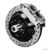 1974-78 Must II 12.88" Drilled Front Brake Kit - Polished