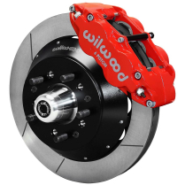 1974-78 Must II 12.88" Non-Drilled Front Brake Kit - Red