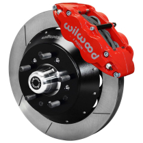 1963-82 GM See Appl 14" Non-Drill Front Brake Kit - Red