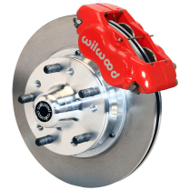 Pro Spindle 11" Non-Drilled Front Brake Kit - Red