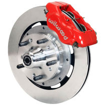Pro Spindle 12.19" Non-Drilled Front Brake Kit - Red