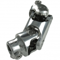Polished Stainless Double U-Joint- 3/4" Smooth x 5/8" Smooth
