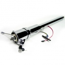 1969-72 Chevelle ElCamino Tilt Column w/Key wo Shift- Chrome