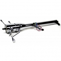 Universal Tilt 28" Steering Column w/Key & Shift - Chrome