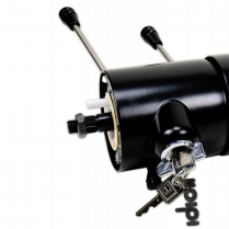Universal Tilt Tele 38-1/4" Column with Key & Shift - Black