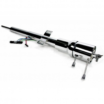 1970-74 Cuda & Challenger Tilt Column w/Key wo Shift- Chrome