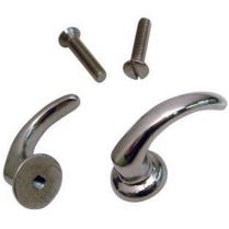 1932-36 Ford Roadster/Phaeton Chrome Windshield Finger Pulls