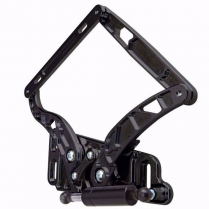 1965-70 Charger Hinge Kit with Steel Trunk - Black