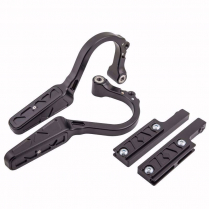 1973-77 Chevelle Hinge Kit with Steel Trunk - Black