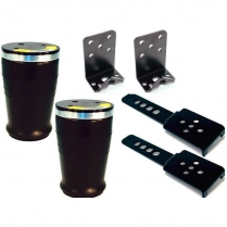 AirOverLeaf 3000 lb Under Frame Mount Bags for 2-1/2" Spring