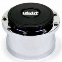 Steering Wheel 9 Bolt Adapter GM 69 & Up w/Button - Black