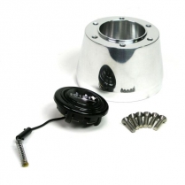 Momo 6-Bolt Steering Column Wheel Adapter - Chrome