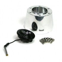 Momo 6-Bolt Steering Column Wheel Adapter - Polished