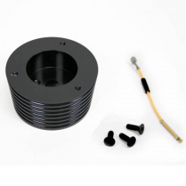 1970-74 Chrysler E Body 3 Bolt to ididit Adaptor - Black