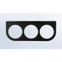 2-1/16"Three Gauge Mounting Bracket - Black