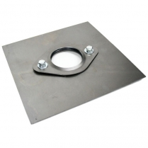 Collapsible 1-1/2" Column Floor Mount - 8" x 8" Plate