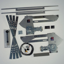 Gear Drive 2 Door Power Window Kit without Switches