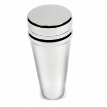 Steering Column Gear Shift Knob - Chromed Aluminum