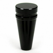 Steering Column Gear Shift Knob - Black Aluminum