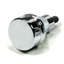 Steering Column 4-Way Flasher Knob - Chromed Aluminum