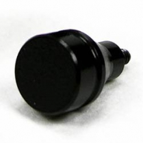Steering Column 4-Way Flasher Knob - Black Aluminum
