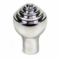 Deco Style Steering Column Shift Knob - Polished Aluminum