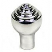 Deco Dash Knob with 3/16" Bore - Polished Aluminum