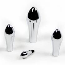 Retro Steering Column Dress Up Knob Kit - Black