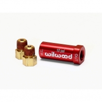 Inline Residual Pressure Valve - 10 psi Red
