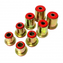 1976-79 Firebird Polyplus A-Arms Bushing Kit - Red