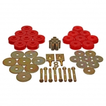 GM Body Mount Kit Except Convertible Body Mount Kit - Red