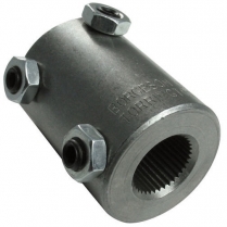Steel Steering Coupler - 3/4"-36 Spline x 3/4"-DD