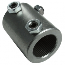 Splined Steering Coupler - 1"-48 Spline x 3/4"-DD
