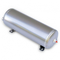 2 Gallon Aluminum Air Tank - Two 1/4" Ports & One 1/8" Port