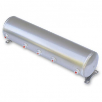5 Gallon Aluminum Air Tank - Five 1/4" Ports & One 1/8" Port